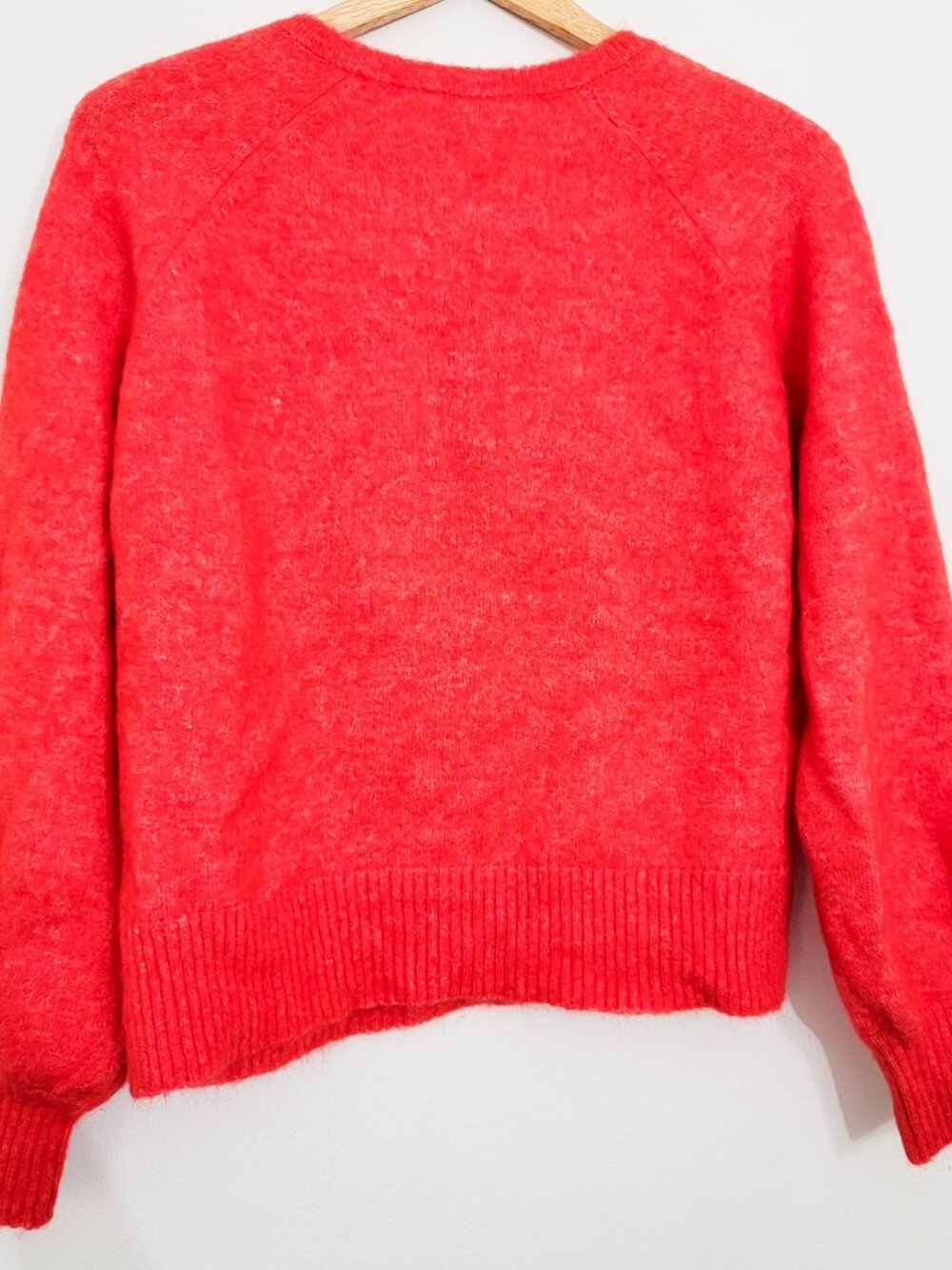 Sezane Leon Jumper Sweater in Red Medium - Picture 5 of 8